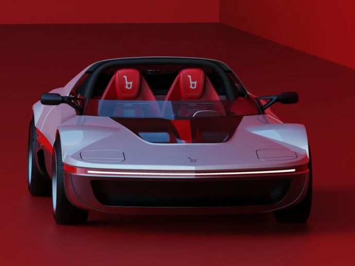 Bertone revives the classic Runabout roadster with pop-up headlights in a modern avatar