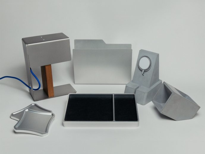 Brutalist Aluminum Office Stationery Set Is the Perfect Prop for Severance