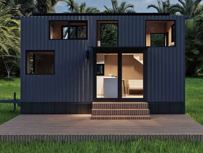 This Versatile Tiny Home’s Open Design & Off-Grid Options Redefine Compact Luxury