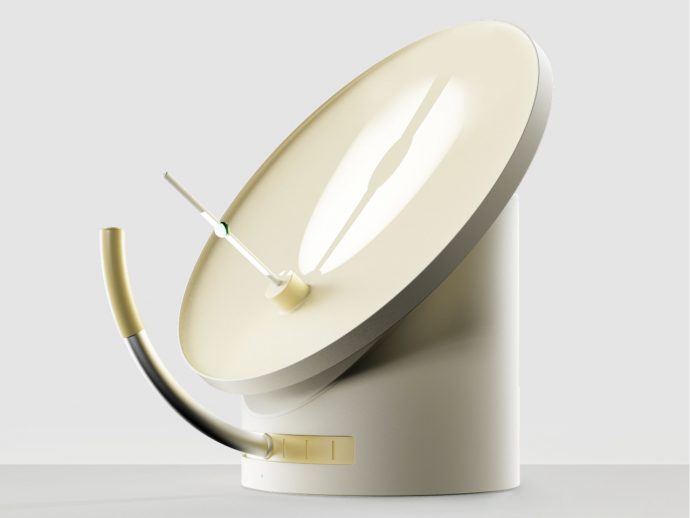 Modern sundial clock concept redefines our relationship with time