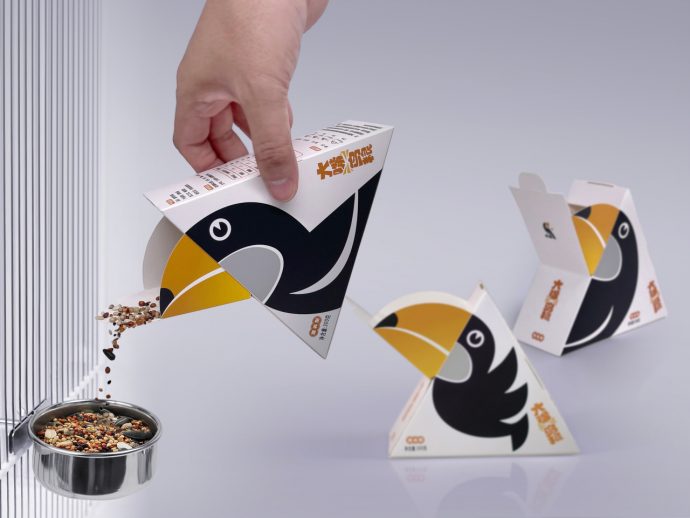 Nature-inspired bird food packaging concept serves up creativity and efficiency