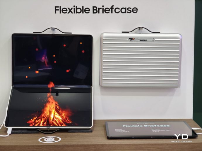 Samsung Flexible Briefcase with foldable display takes everyone by surprise at MWC 2025