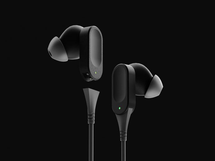 Streamline hybrid earbuds can be used in both wireless and wired mode