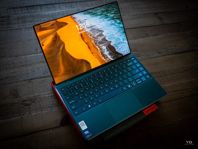 Teal Glass & Hidden Cameras: The Lenovo Yoga Slim 9i Is a Delightful Oddity