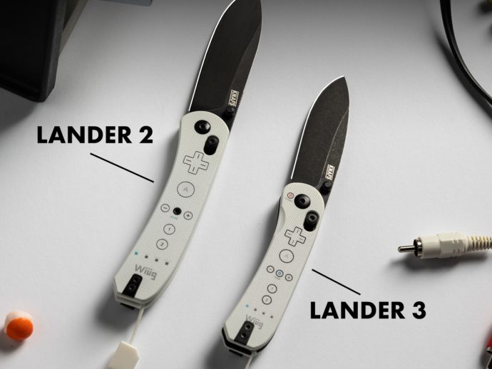 Wiimote-inspired folding knives put a playful spin on an EDC staple