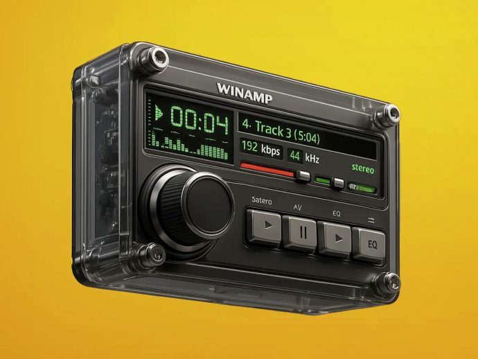 Winamp, Limewire, MSN Messenger Get Imagined As Gorgeous Retro-Style Handheld Gadgets