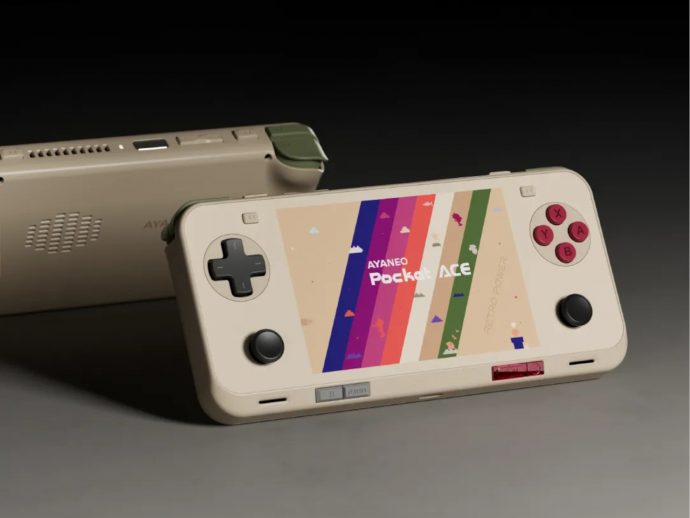 AYANEO Pocket ACE Android gaming handheld is designed for retro fun