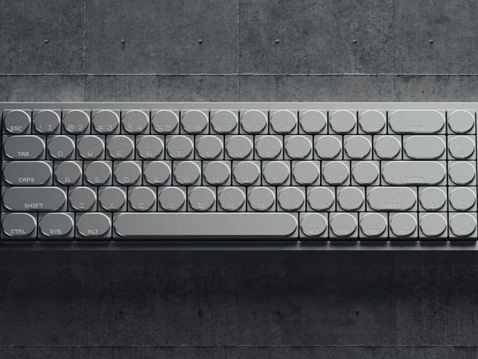 Brutalist Meets Minimalist: The Cleaver Aluminum Keyboard