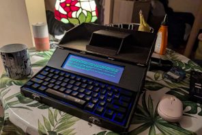 DIY wooden retro suitcase is a distraction-free digital typewriter in disguise