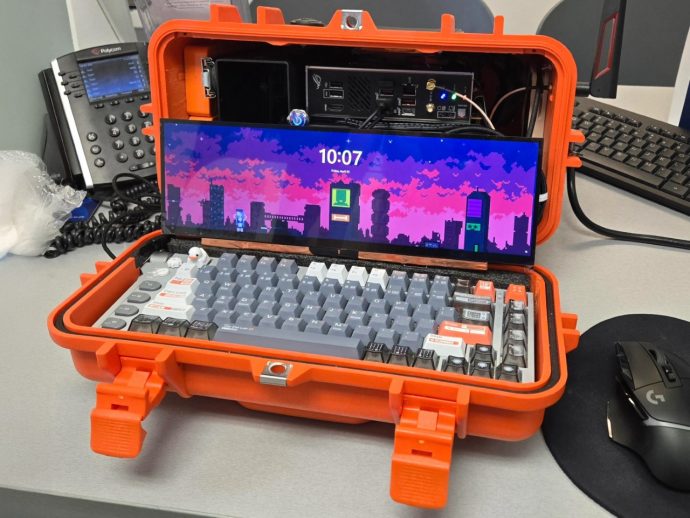 This Cyberpunk PC in a Pelican Case Looks Like It Could Outlive Humanity