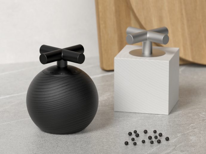 Geometric Salt and Pepper Grinders Are Inspired By Their Natural Forms