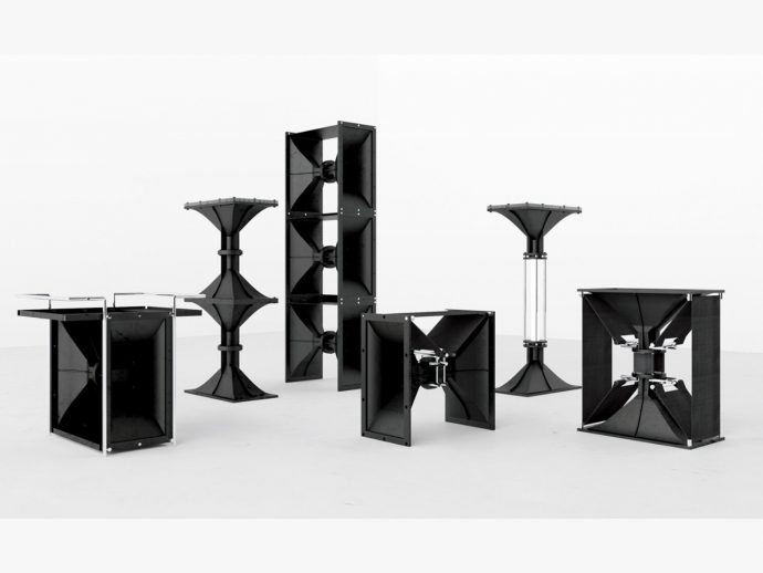 Horn Series re-uses speaker horns to create sculptural furniture