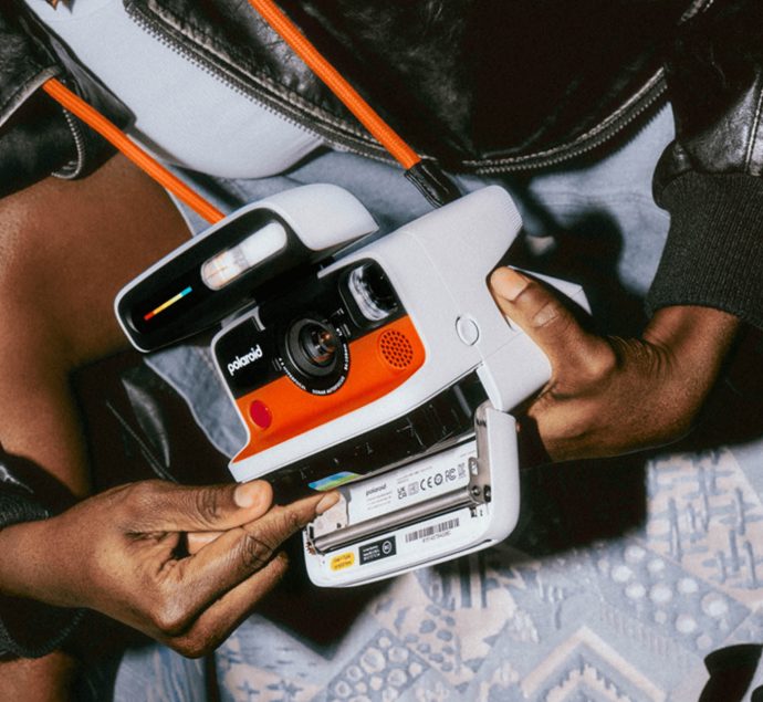 Polaroid Flip instant camera with auto lens select and sonar autofocus captures prized moments