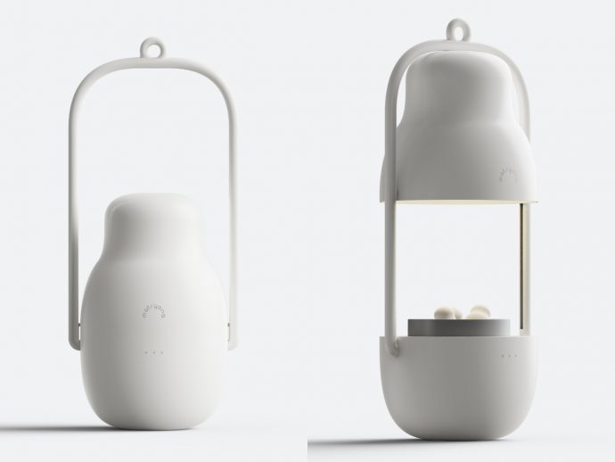 Portable scented candle warmer concept takes inspiration from an iconic Russian doll