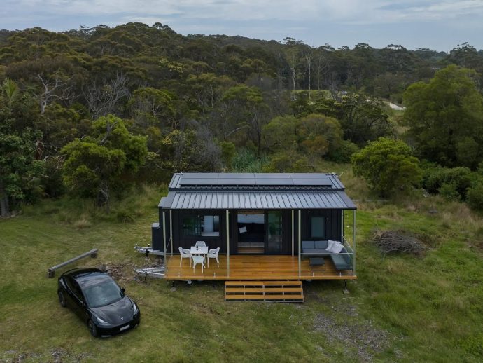 This 30-Foot Solar-Powered Tiny Retreat Is Perfect For Families Who Want An Off-Grid Lifestyle