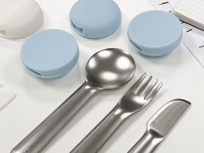 The Sleek, Sustainable Portable Cutlery Set for Everyday Adventures and Eco-Friendly Living