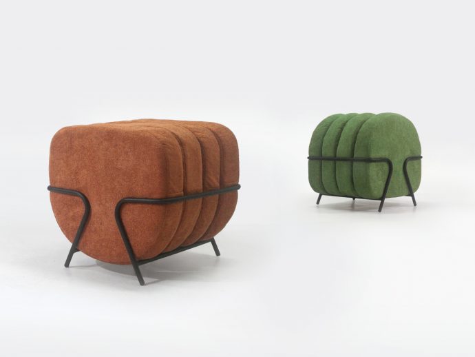 Apego Modular Pouf Concept Brings Nature-Inspired Seating for Playful, Connected Spaces
