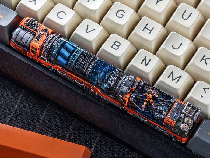 The Most Ridiculously Cool Spacebar Ever Made Looks Like Some Quantum Alien Tech