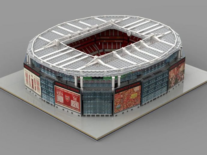 4,983-brick LEGO Emirates Stadium Replica Is Every Arsenal Fan’s Dream Come True