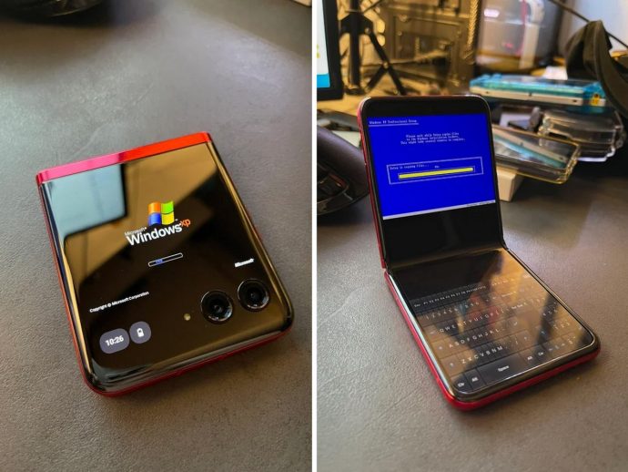 Moto Razr 40 Ultra Running Windows XP Is The Ultimate Tech Crossover We Didn’t Expect