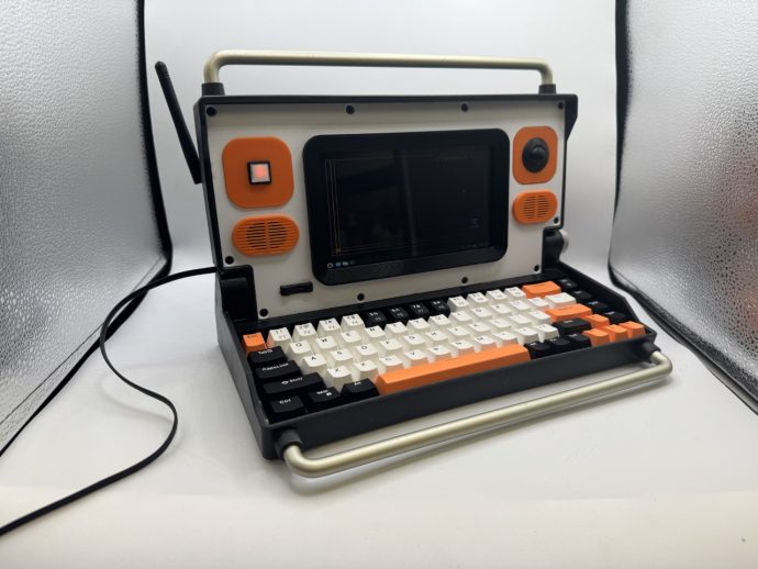 Cyberdeck Briefcase Laptop Channels 70s Sci-Fi for DIY Tech Lovers