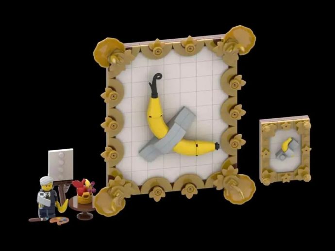 LEGO recreates the $120K banana art that made modern art a joke