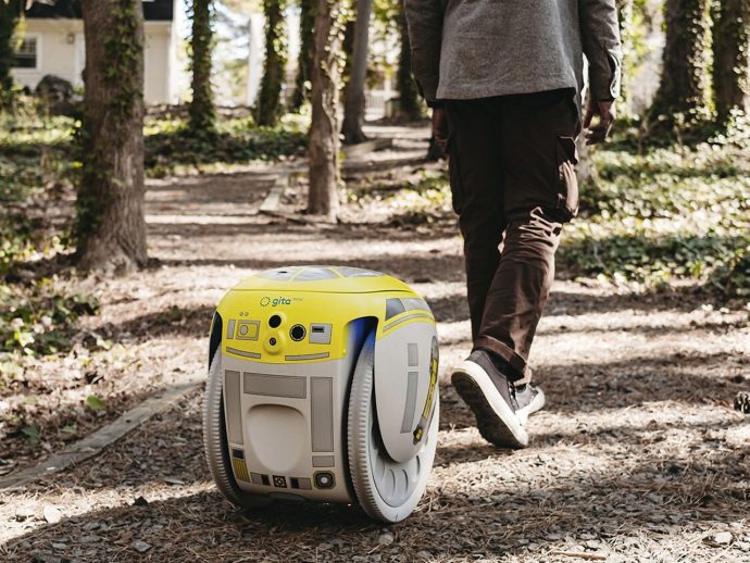 GITA-MINI personal cargo carrying robot follows you around to a galaxy far, far away