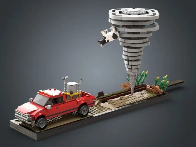 LEGO Twister Diorama spins up a nostalgic storm, relives chaos of the movie as an interactive collectible