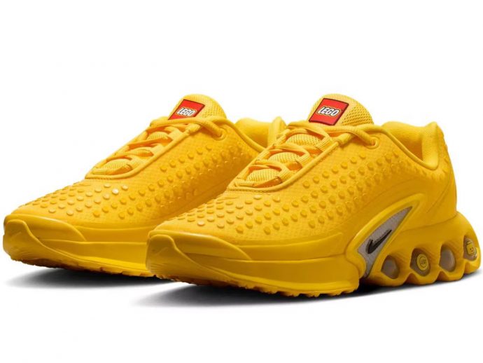 LEGO x Nike Air Max Dn bright yellow sneaker likely to drop in August, starting $160