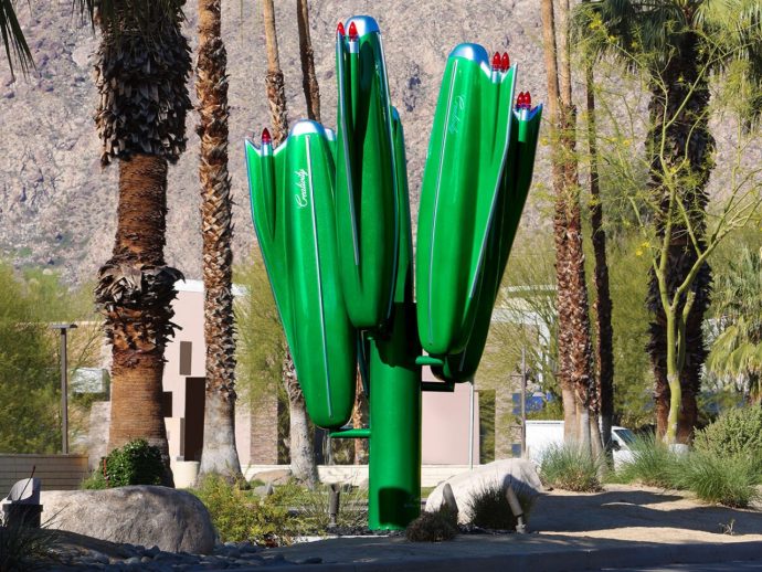 New Palm Springs sculpture is made from Cadillac components