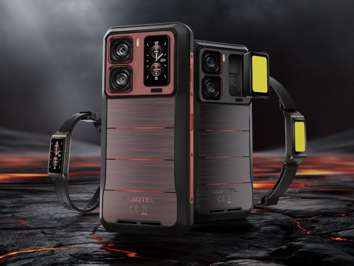 Oukitel WP300 rugged smartphone sheds new light on its modular design, literally