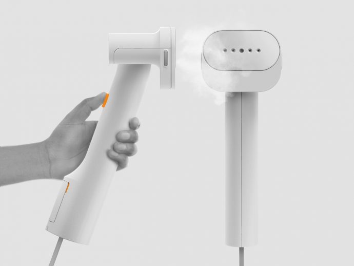 Steam iron concept uses static electricity to make it easier to iron out clothes