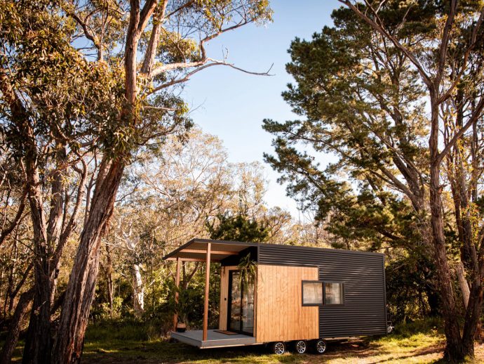 This Single-Level Tiny House Shines With Indoor/Outdoor Living & Off-Grid Upgrades