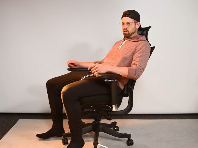 YouTuber builds a fully functional invisible Chair PC and you can sit on it