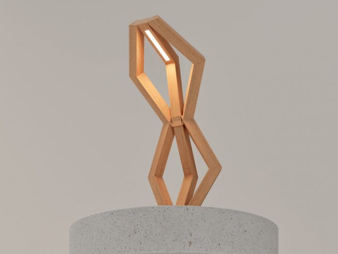 A Modern Scandinavian Lamp Inspired by Norse Mythology and Minimalist Design
