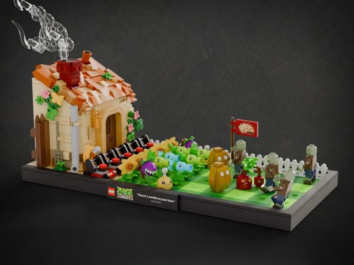 Iconic Plants vs Zombies game gets revived with this Playable 1,100-brick LEGO set
