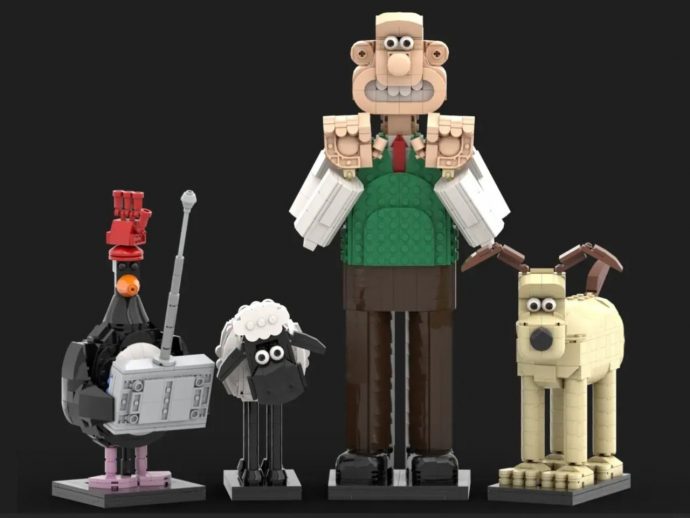 British cartoon icons Wallace and Gromit get a charming LEGO tribute
