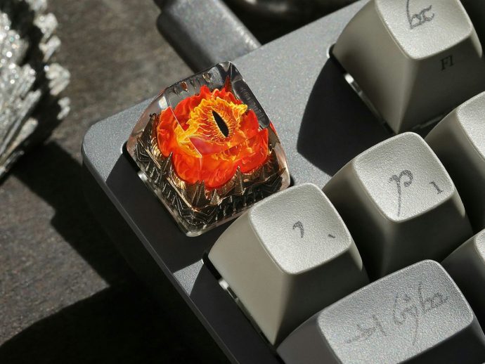 Sauron’s Eye Watches You Work with These Ominous Mechanical Keyboard Keycaps