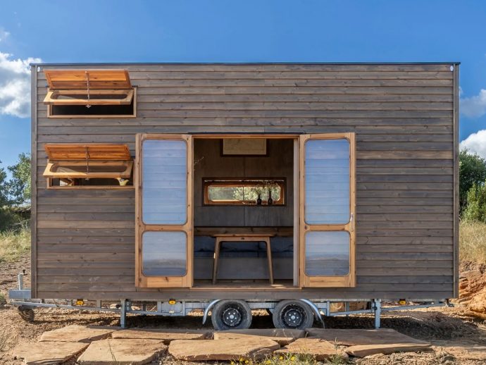 Timber Tiny Home Delivers Off-Grid Comfort & Smart, Sustainable Family Living
