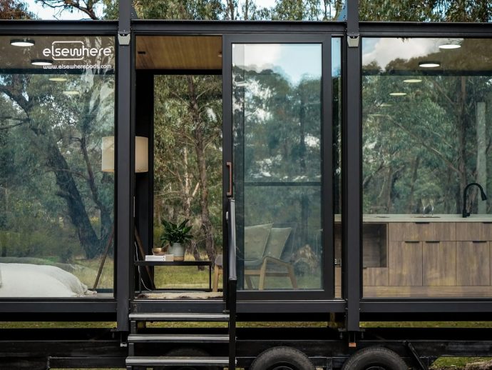 Mesmerizing All-Glass Tiny Home Offers A Surreal Take on Nature-Inspired Living