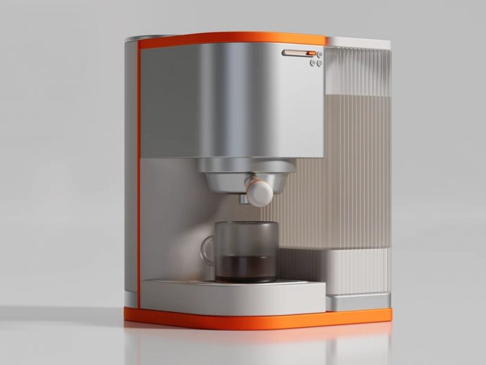 Coffee machine concept adds a touch of modern design to your kitchen