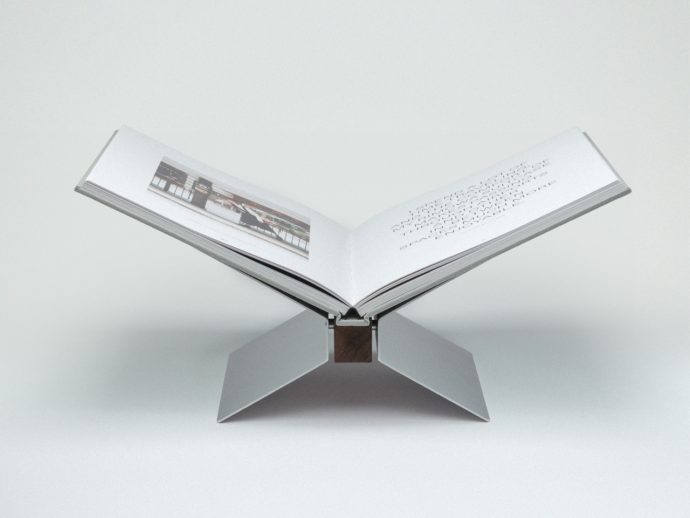 Industrial Bookstand Redefines Sculptural Storage for Modern Interiors