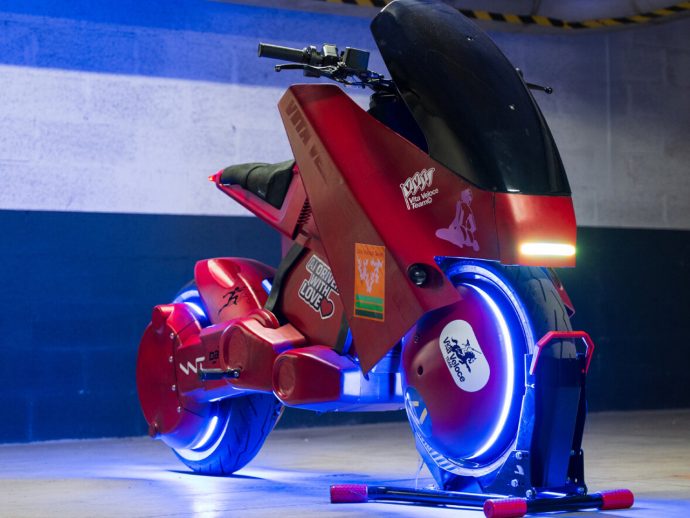 J Balvin and DAB Motors create Cyberpunk’ish electric bike using AI design tools and 3D printed tech