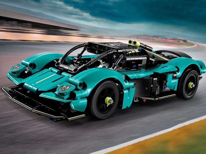 LEGO Technic Aston Martin Valkyrie boasts working V12 engine and gull winged doors