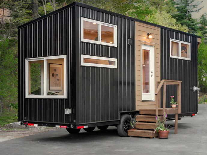 Two-Bedroom Tiny Home Delivers Family Living and Storage in 26-Foot Floor Plan