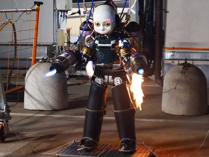 World’s first jet-powered humanoid robot makes debut flight, opens new horizons for SAR