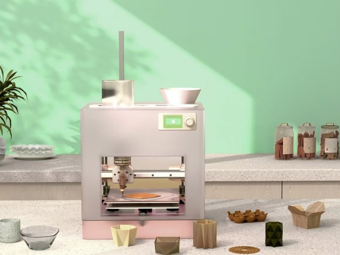 3D printer with AI can turn food scraps into useful items
