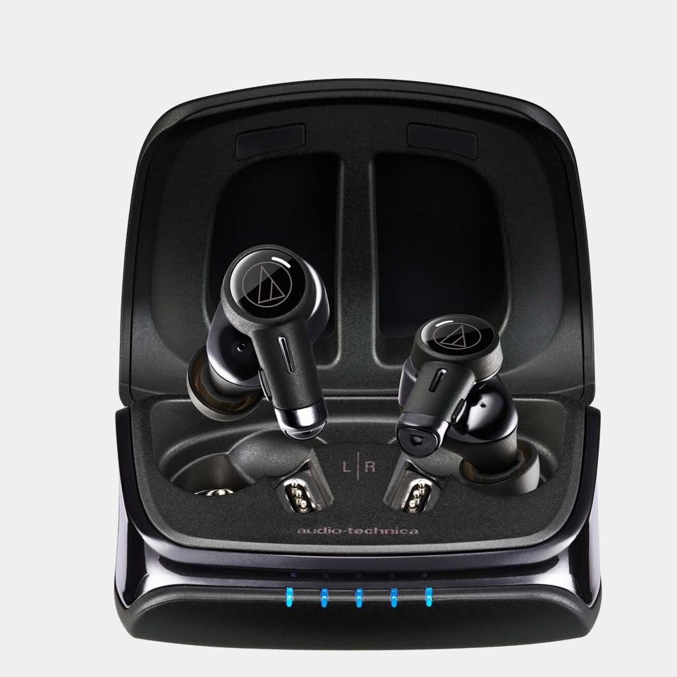 Audio Technica's premium ATH-TWX9 wireless earbuds self-sanitize