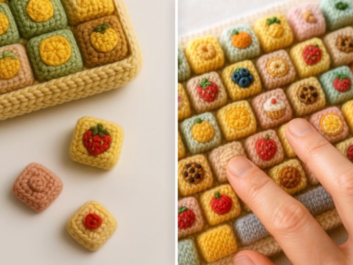 Someone needs to make these Knitted ASMR Mechanical Keycaps ASAP!