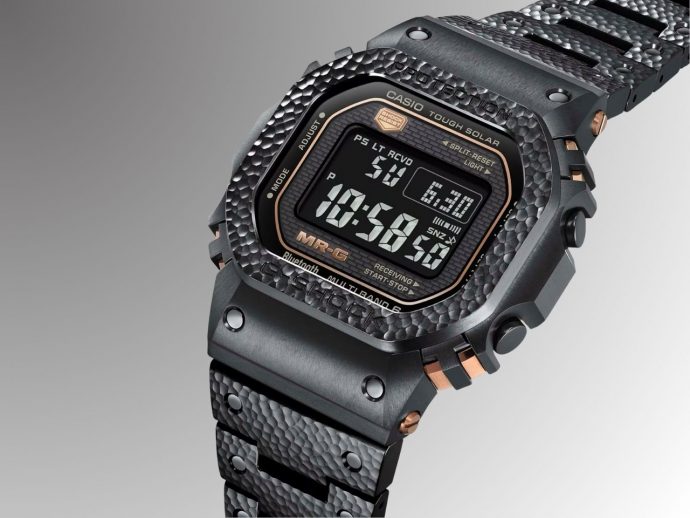 Casio ‘taps’ into Japanese Artisans for new hand-forged G-Shock Watches with manually hammered texture